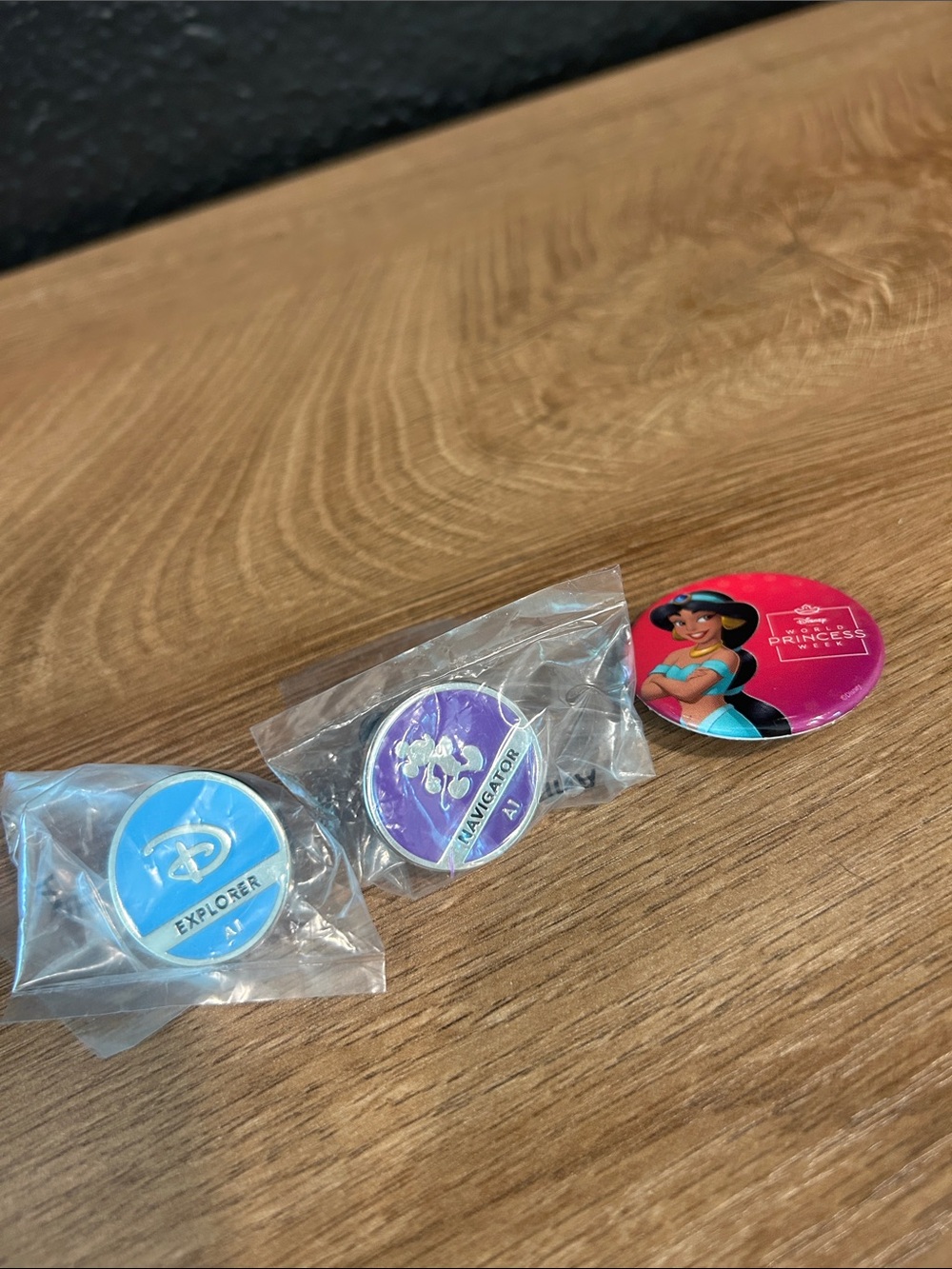 Disney Parks Pin Lot Explorer Navigator Princess Jasmine Button